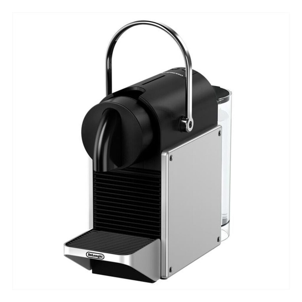 De Longhi Pixie - Macchina Caffè Capsule Nespresso colore Argento e Nero - EN127.S