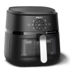 Philips Friggitrice ad Aria Airfryer 13 in 1 Capacità 6.2 Litri Potenza 1700 Watt con Timer e Termostato Regolabile colore Nero - NA231/00