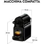 De Longhi Nespresso Inissia Macchina Caffè a Capsule colore Nero - EN 80.B