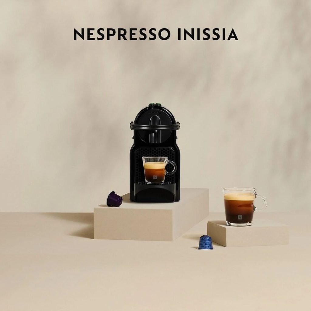 De Longhi Nespresso Inissia Macchina Caffè a Capsule colore Nero - EN 80.B