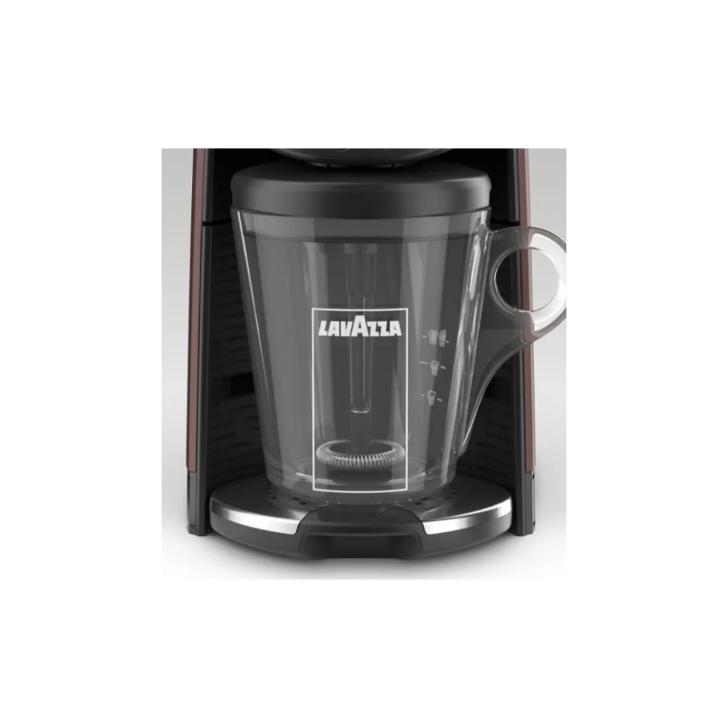 Lavazza Desea - Macchina Caffé Espresso Capsule Lavazza A Modo Mio con Cappuccinatore colore Marrone