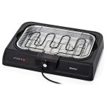 Ariete Barbecue Elettrico da Giardino da Tavolo Portatile BBQ da Esterno con Vassoio Raccogligrasso Potenza 2000 Watt colore Nero - 00C072300AR0