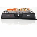 Ariete Barbecue Elettrico da Giardino da Tavolo Portatile BBQ da Esterno con Vassoio Raccogligrasso Potenza 2000 Watt colore Nero - 00C072300AR0