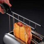 Russell Hobbs Tostapane 2 fette Potenza 1200 Watt Livello cottura Variabile e Cassetto fondo Raccoglibriciole colore Acciaio - 23310-57