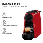 De Longhi Nespresso® Essenza Mini Macchina Caffè a Capsule colore Rosso -EN85.R