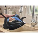 Rowenta Ferro da Stiro a Vapore Potenza 2700 Watt Riscaldamento veloce colore Nero Blu - DW5310
