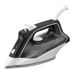 Rowenta Ferro da Stiro a Vapore Potenza 2200 Watt Piastra Acciaio inox colore Nero/Bianco - DX1530 Effective