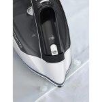 Rowenta Ferro da Stiro a Vapore Potenza 2200 Watt Piastra Acciaio inox colore Nero/Bianco - DX1530 Effective