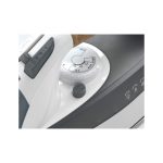 Ariete Ferro da Stiro a Vapore Potenza 2200 Watt Funzione Vapore Verticale Manico in sughero Piastra in Acciaio - 6232 Steam Iron 2200W Grey