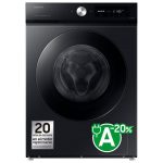 Samsung Lavatrice 11 Kg Classe A Profondità 60 cm Centrifuga 1400 giri Inverter Vapore Wi-Fi Ecodosatore colore Nero - WW11DB7B94GBU3 BESPOKE AI