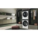 Haier Asciugatrice 9 Kg Classe A+++ con Pompa di Calore Profondità 66,5 cm Inverter Vapore I-Refresh colore Bianco e Nero - HD90 A3939 IT