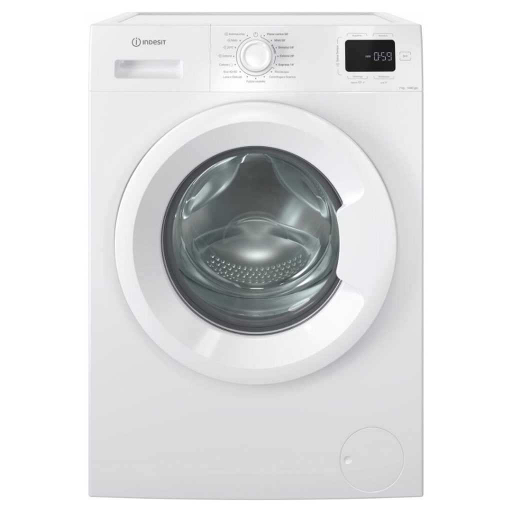 Indesit Lavatrice 7 Kg Classe A Profondità 50 cm Centrifuga 1000 giri Partenza Ritardata - IM 760 MY TIME IT