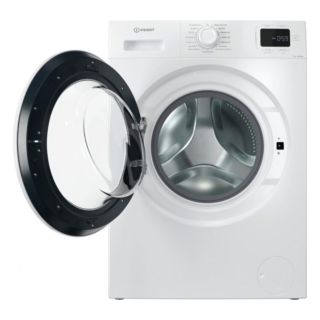 Indesit Lavatrice 7 Kg Classe A Profondità 50 cm Centrifuga 1000 giri Partenza Ritardata - IM 760 MY TIME IT