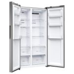 Haier Frigorifero Americano Side by Side 528 Litri No Frost colore Platinum Inox - HSR5918DNMP