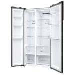 Haier Frigorifero Americano Side by Side 528 Litri No Frost colore Platinum Inox - HSR5918DNMP