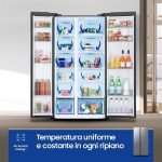 Samsung Frigorifero Americano Side by Side 583 Litri No Frost colore Inox - RS57DG400EM9EF