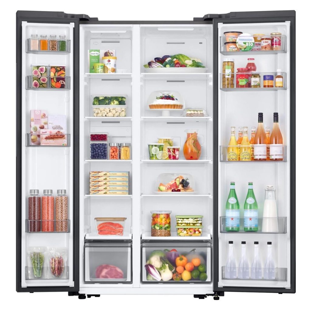 Samsung Frigorifero Americano Side by Side 583 Litri No Frost colore Inox - RS57DG400EM9EF