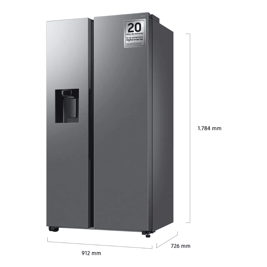 Samsung Frigorifero Americano Side by Side Capacità 640 Litri No Frost - RS70F64KETEF