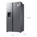 Samsung Frigorifero Americano Side by Side Capacità 640 Litri No Frost - RS70F64KETEF