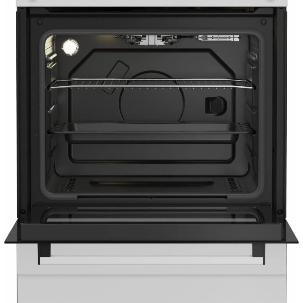 Beko Cucina a Gas 4 Fuochi Forno a Gas 60x60 cm con Coperchio - FBG62010DW