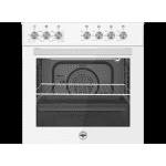 Bertazzoni Cucina a Gas 4 Fuochi Forno Elettrico Ventilato con Grill 60x60 cm Classe A colore Bianco - SE664EB/24