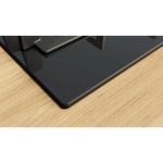 Bosch Piano Cottura 4 Fuochi a Gas Larghezza 60 cm in Vetro Temperato colore Nero - PNP6B6K40 Serie 4