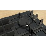 Bosch Piano Cottura 4 Fuochi a Gas Larghezza 60 cm in Vetro Temperato colore Nero - PNP6B6K40 Serie 4