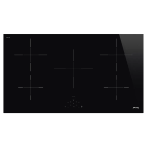 Smeg Piano Cottura Induzione 5 Fuochi Piano in vetroceramica Larghezza 90 cm colore Nero - SI2951D