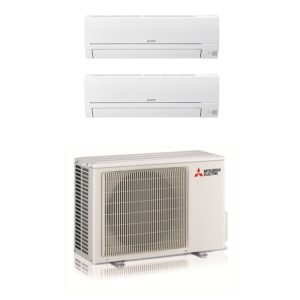 Climatizzatore Mitsubishi Dual 9000+12000 BTU A++ WiFi Serie DW