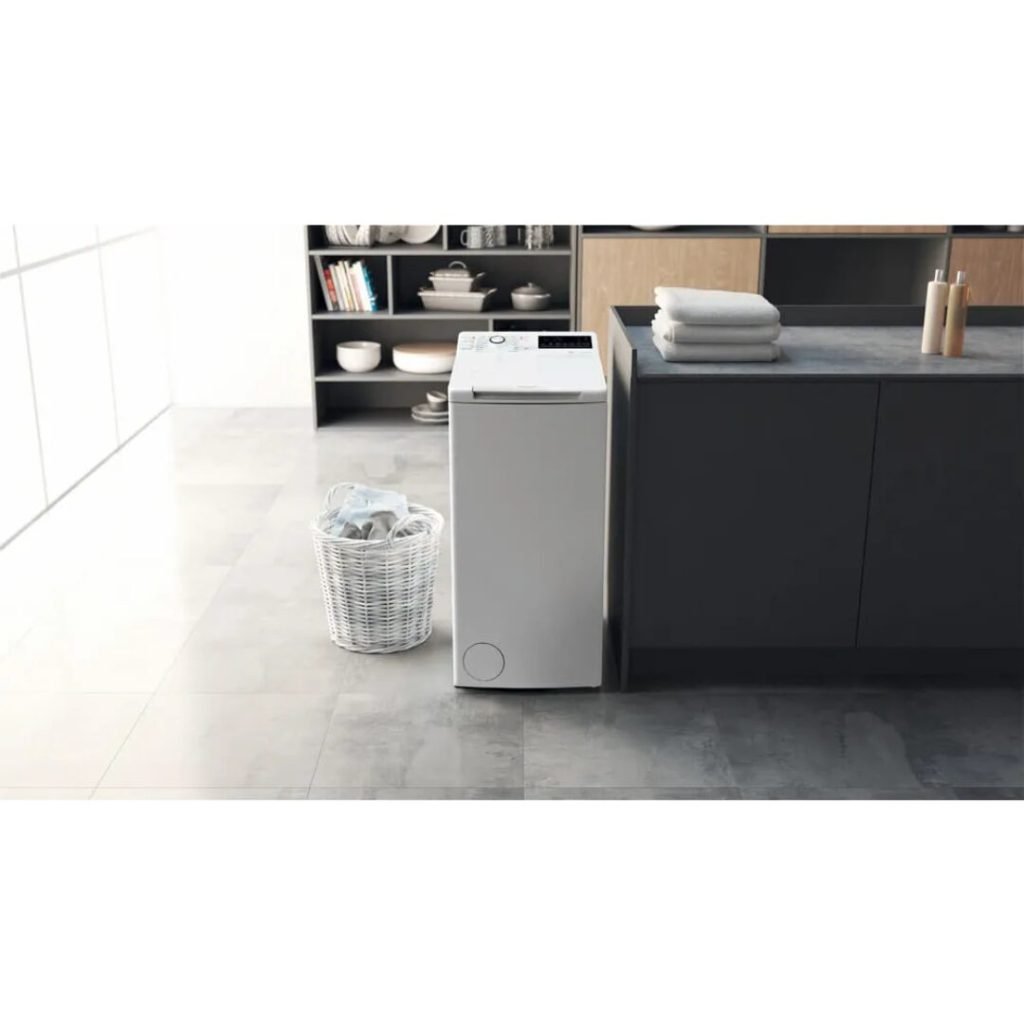 Hotpoint Ariston Lavatrice Carica dall'Alto 6 Kg Classe A 1200 giri Inverter Wi-Fi - WMTG 626BS IT