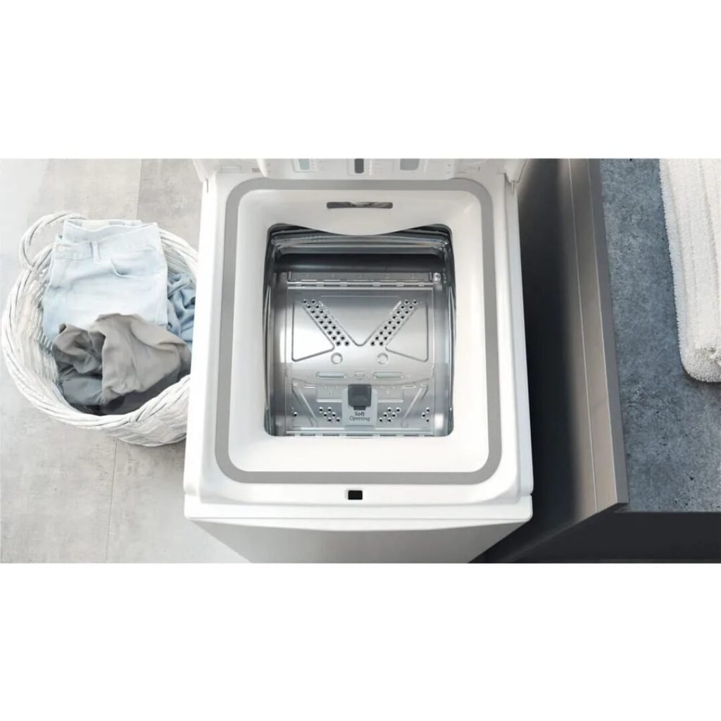 Hotpoint Ariston Lavatrice Carica dall'Alto 6 Kg Classe A 1200 giri Inverter Wi-Fi - WMTG 626BS IT