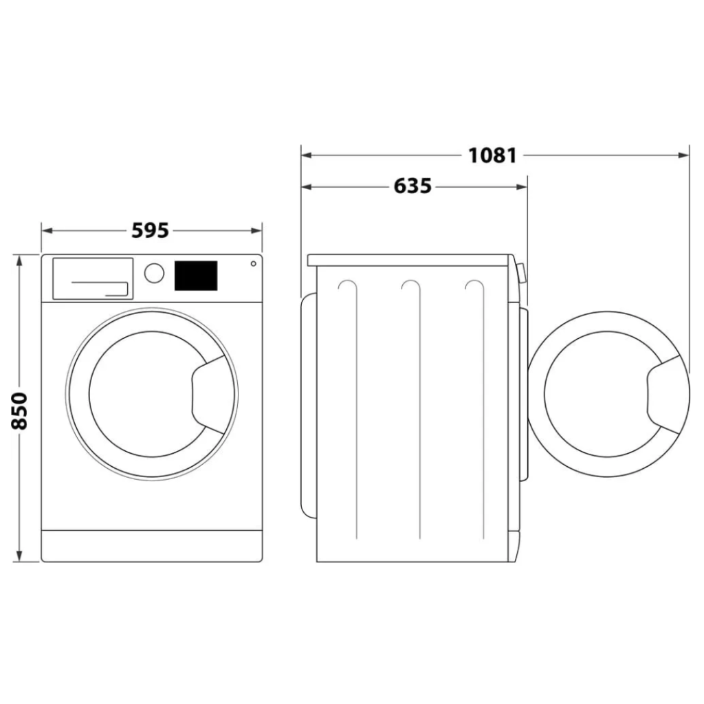 Whirlpool Lavatrice 11 Kg Classe A-20% 1400 giri Inverter Vapore - FFB 1148 BSV IT