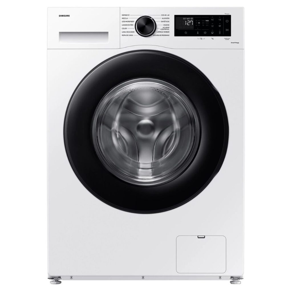 Samsung Lavatrice Slim 9 Kg Classe A-10% Profondità 48 cm Centrifuga 1400 giri Vapore Wi-Fi colore Bianco - WW90DG5G34AEET