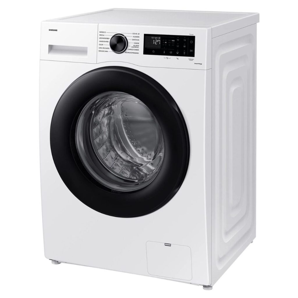 Samsung Lavatrice Slim 9 Kg Classe A-10% Profondità 48 cm Centrifuga 1400 giri Vapore Wi-Fi colore Bianco - WW90DG5G34AEET