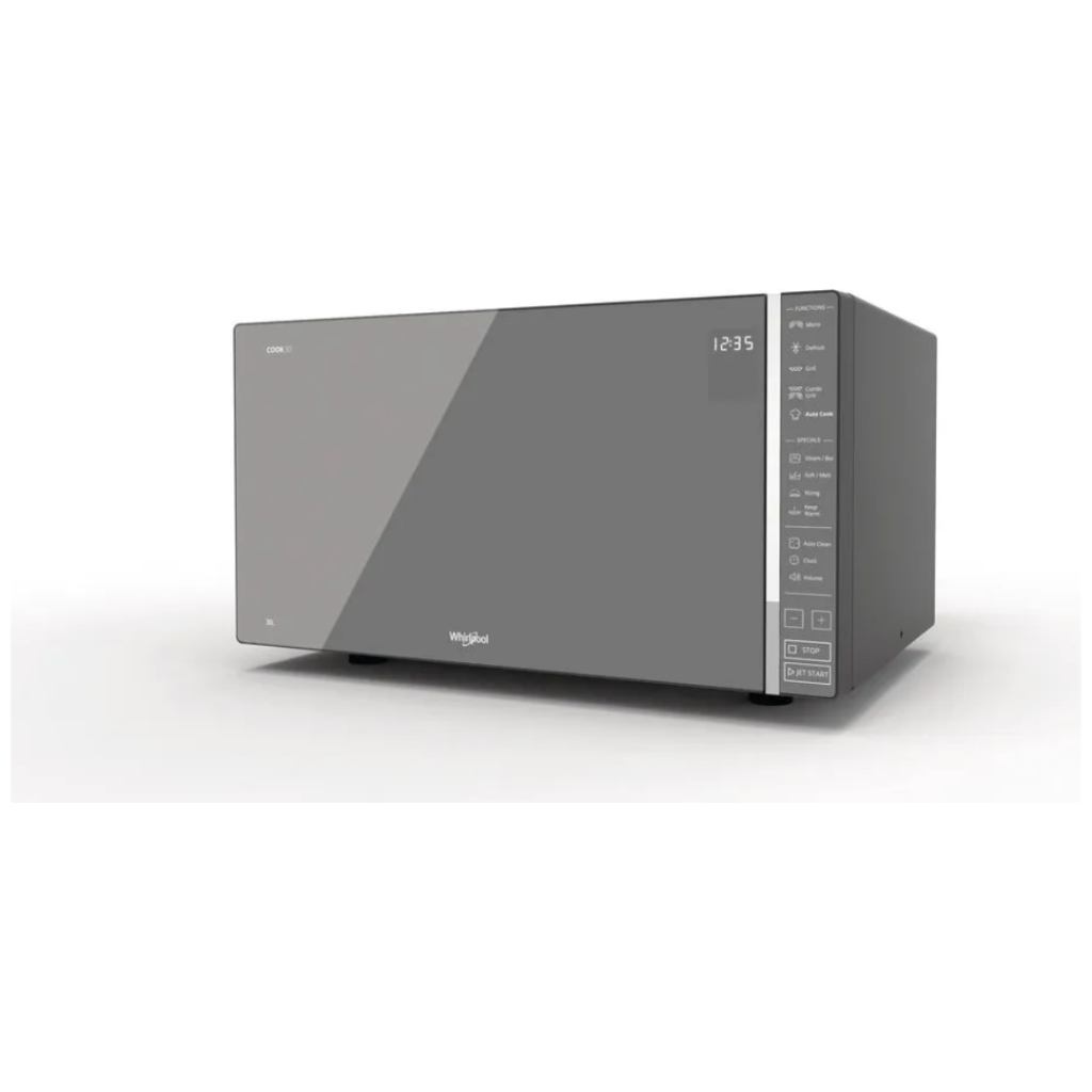Forno Microonde WHIRLPOOL Combinato con Grill 30 Litri 900 Watt Funzione Vapore colore Specchio - MWP304M
