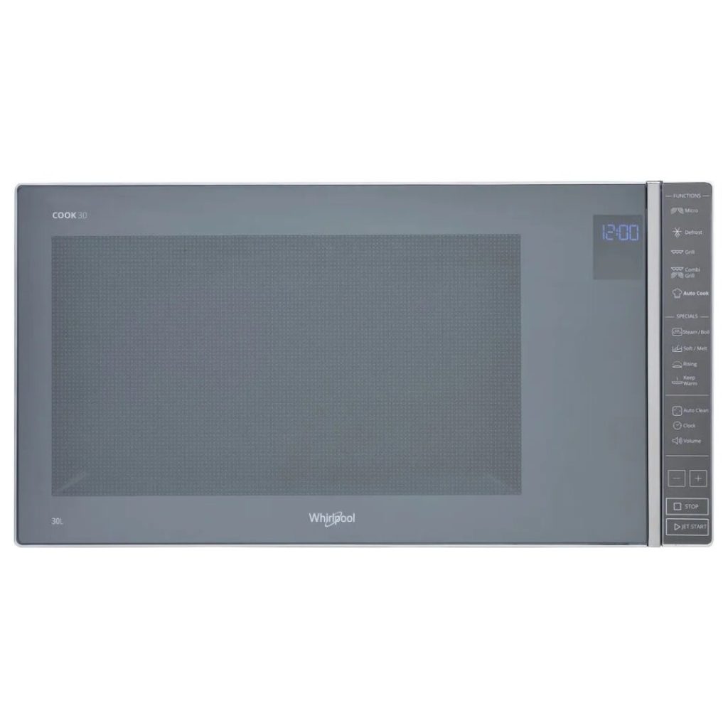 Forno Microonde WHIRLPOOL Combinato con Grill 30 Litri 900 Watt Funzione Vapore colore Specchio - MWP304M