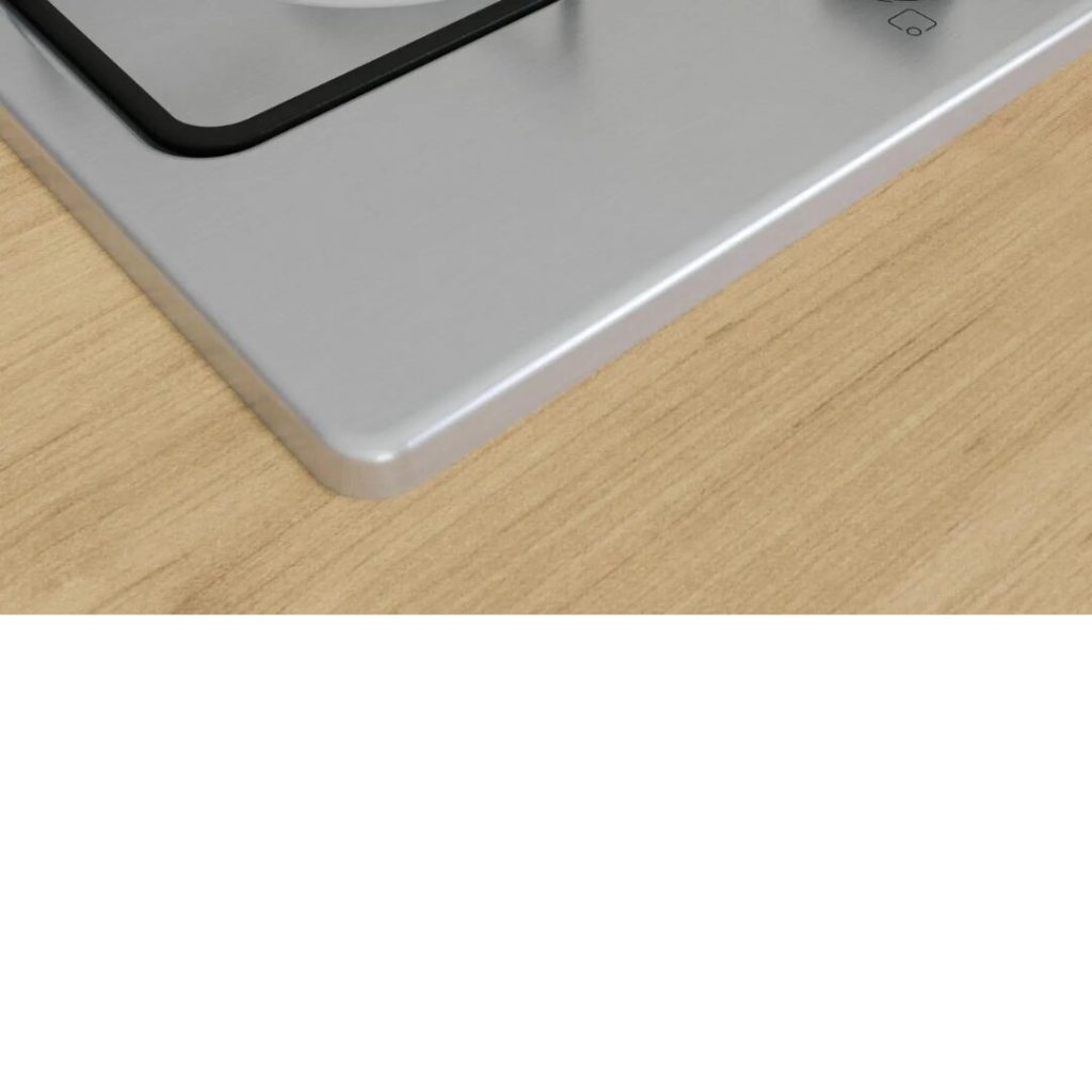Bosch Piano Cottura 4 Fuochi a Gas Larghezza 60 cm in Acciaio Inox colore Inox - PGP6B5K85 Serie 4