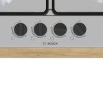 Bosch Piano Cottura 4 Fuochi a Gas Larghezza 60 cm in Acciaio Inox colore Inox - PGP6B5K85 Serie 4