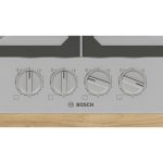 Bosch Piano Cottura 4 Fuochi a Gas Larghezza 60 cm in Acciaio Inox colore Inox - PCH6A5I90 Serie 6