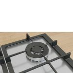 Bosch Piano Cottura 4 Fuochi a Gas Larghezza 60 cm in Acciaio Inox colore Inox - PCH6A5I90 Serie 6
