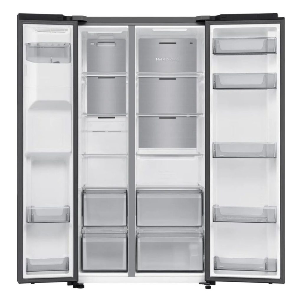 Samsung Frigorifero Americano Side by Side Capacità 640 Litri No Frost colore Antracite - RS70F64KEFEF