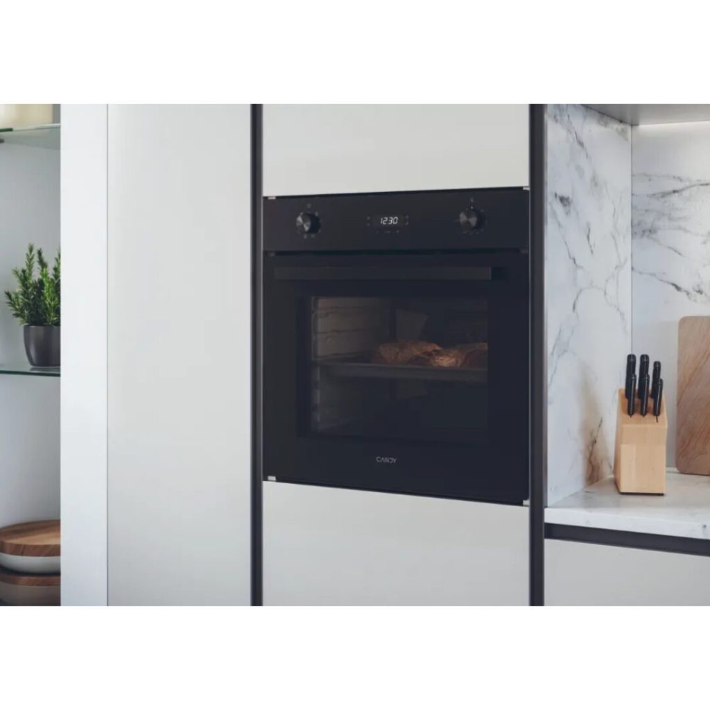 Candy Forno Elettrico da Incasso Multifunzione Ventilato con Grill 65 Litri 60 cm Classe A+ colore Nero - Moderna - FMBC565