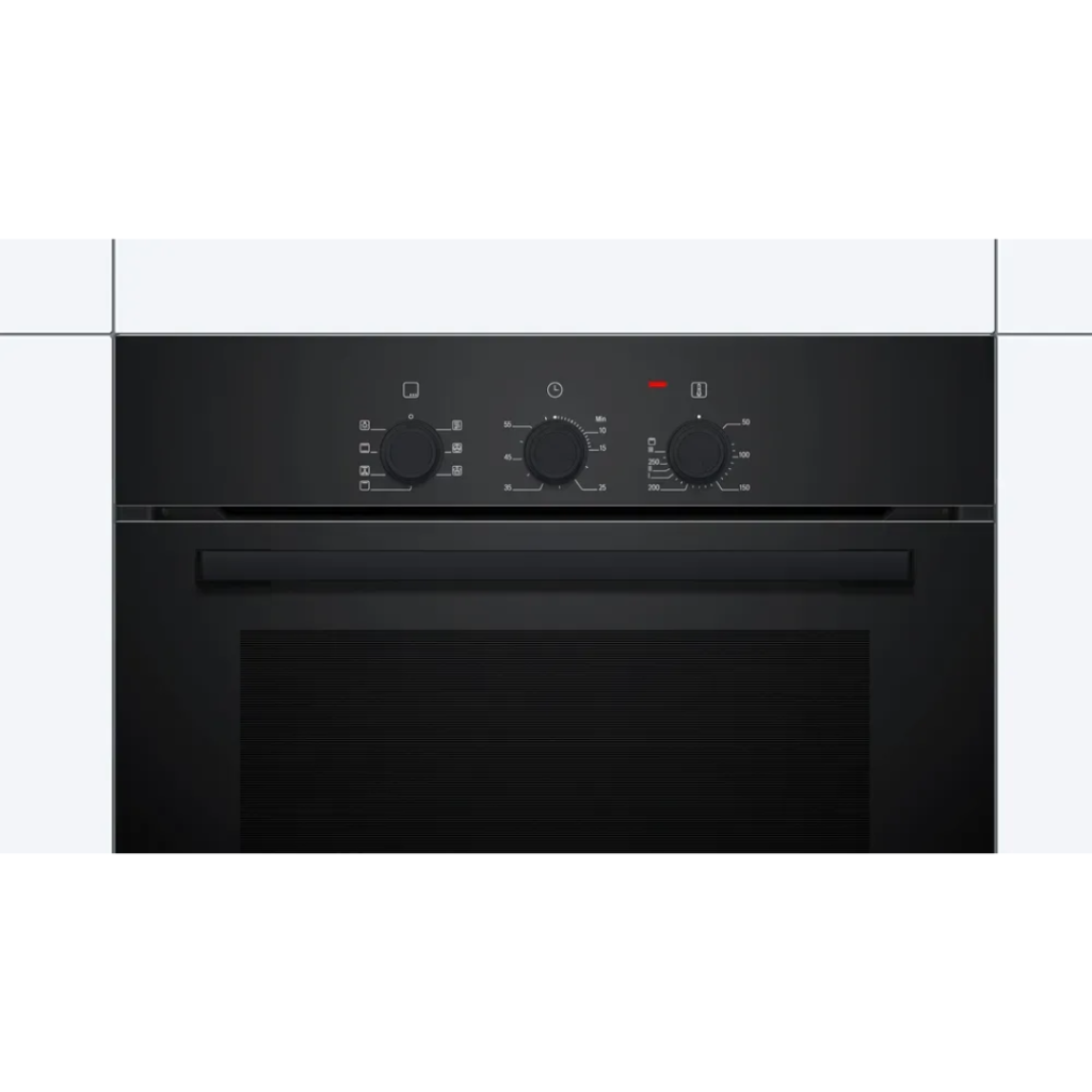 Bosch Forno Elettrico da Incasso Ventilato Multifunzione con Grill 66 Litri 60 cm Classe A colore Nero - HBF011BA2 Serie 2