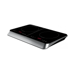 Fornello Elettrico ad Induzione Elettrica ARDES 2 Piastre Vetroceramica 3500 Watt - AR1F602 Kookie Duo