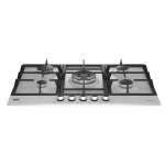 Piano Cottura a gas Beko da Incasso 5 Fuochi (Wok) 75 cm - HIAW75225S