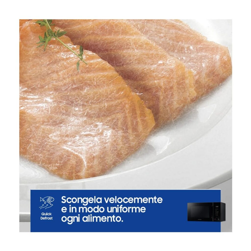 Forno Microonde Samsung 23 Litri 800 Watt - MG23T5018A