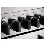 Cucina Libera installazione La Germania 5 Fuochi Gas Forno Elettrico Multifunzione Acciaio Inox AMN965EXV/24