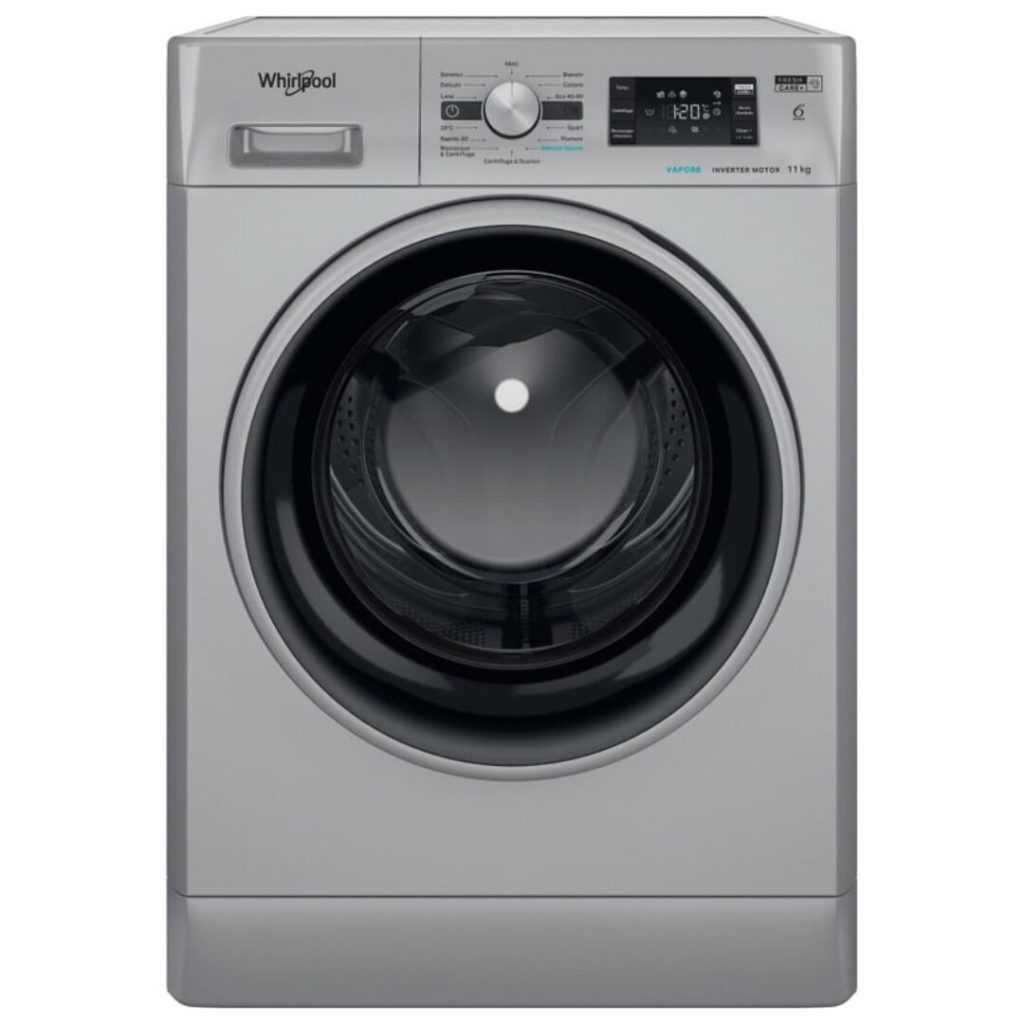 Lavatrice Whirlpool 11 Kg Classe A 1400 giri Inverter Funzione Vapore - FFB116SILV
