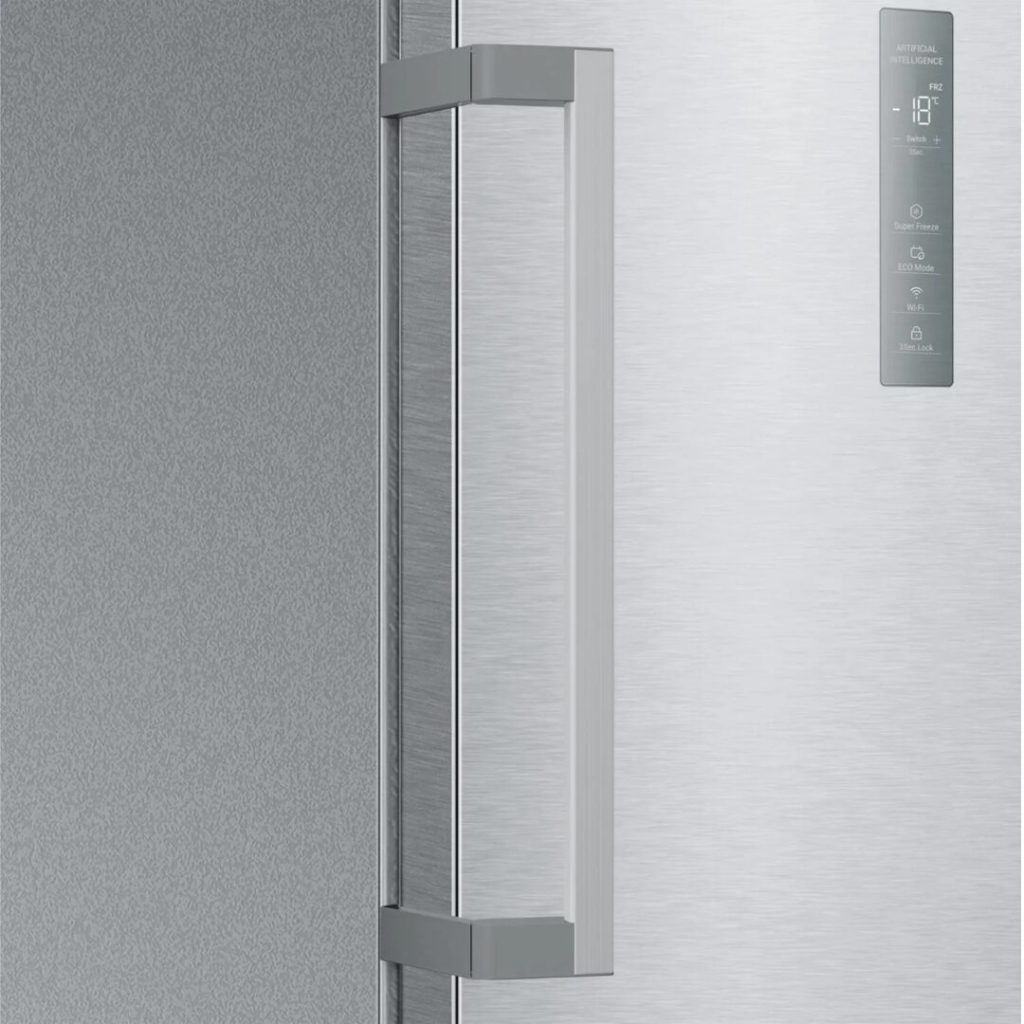 Haier Congelatore a Cassetti Verticale Capacità 226 Litri No Frost colore Inox - H4F226SEH1