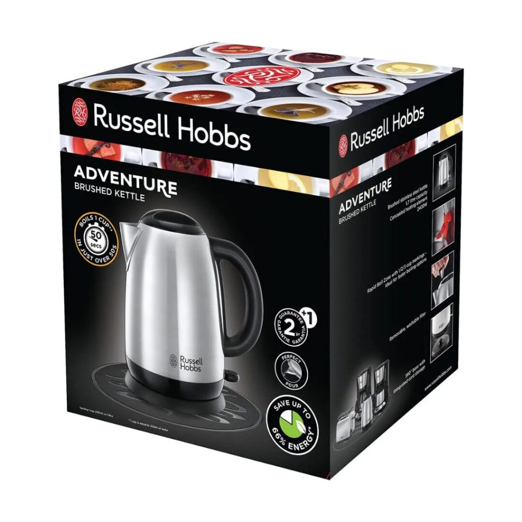 Bollitore elettrico RUSSELL HOBBS 1.7 Litri 2400 Watt | 23912-70